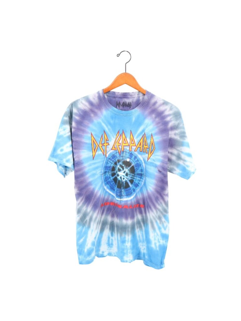 Def Leppard Adrenalize Blue Purple Tie Tye 2018 T-Shirt M